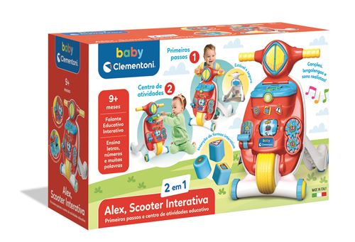 Alex, Scooter Interativa - 2 em 1 - Baby Clementoni Online Sale