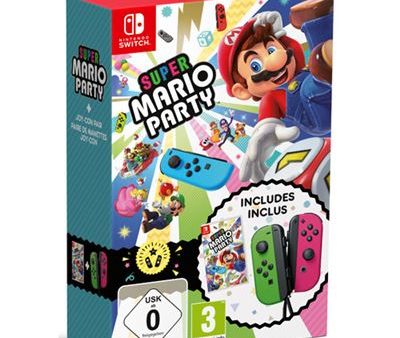 Jogo Switch Super Mario Party + Joy Con Fashion