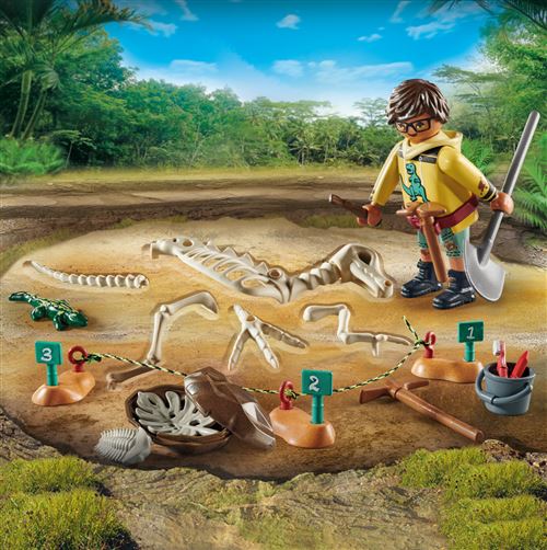 Playmobil Dinos 71527 - Escavação Arqueológica com Esqueleto de Dinossauro Cheap