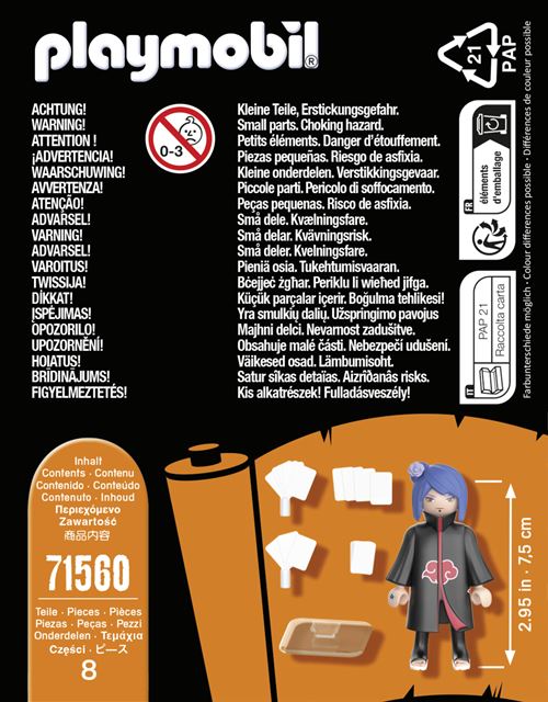 Playmobil Naruto 71560 - Naruto Shippuden: Konan Supply