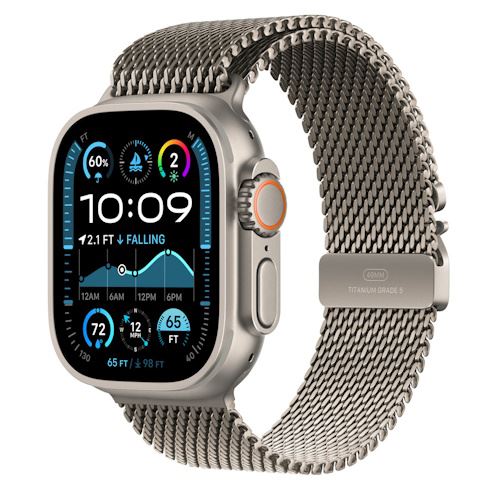 Bracelete Loop Milanesa Apple para Apple Watch Ultra 49mm L - Titânio Natural Supply