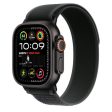 Bracelete Loop Trail Apple para Apple Watch Ultra 49mm M L - Preto Titânio Preto Fashion