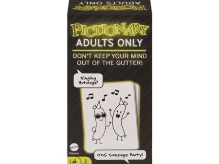 Jogo de Tabuleiro Pictionary Adults Only - Versão Portuguesa - Mattel Cheap