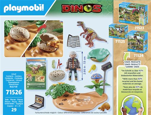 Playmobil Dinos 71526 - Ninho de Estegossauro com Ladrão de Ovos Discount