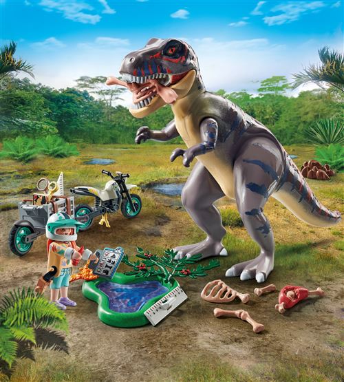 Playmobil Dinos 71524 - T-Rex e Exploradora Supply