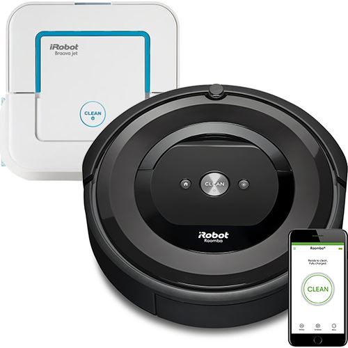 Aspirador Robot iRobot Roomba e5 + Mopa Robótica iRobot Braava Jet 240 Online