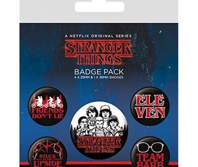 Pack de Crachás Stranger Things on Sale