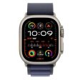 Bracelete Loop Alpine Apple para Apple Watch Ultra 49mm M - Azul Navy Titânio Natural Sale