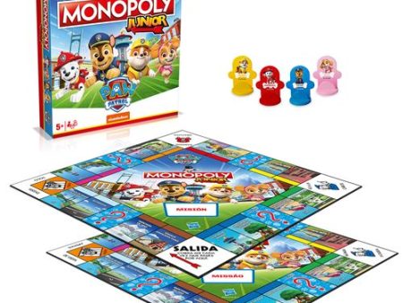 Jogo de Tabuleiro Monopólio Júnior Paw Patrol - Nickelodeon | Creative Toys Hot on Sale