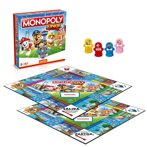 Jogo de Tabuleiro Monopólio Júnior Paw Patrol - Nickelodeon | Creative Toys Hot on Sale