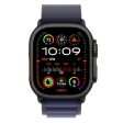 Bracelete Loop Alpine Apple para Apple Watch Ultra 49mm M - Azul Navy Titânio Preto Hot on Sale