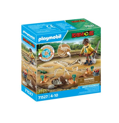 Playmobil Dinos 71527 - Escavação Arqueológica com Esqueleto de Dinossauro Cheap