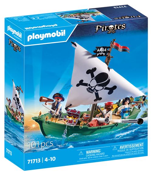 Playmobil Pirates 71713 - Barco Pirata com Motor Subaquático For Cheap