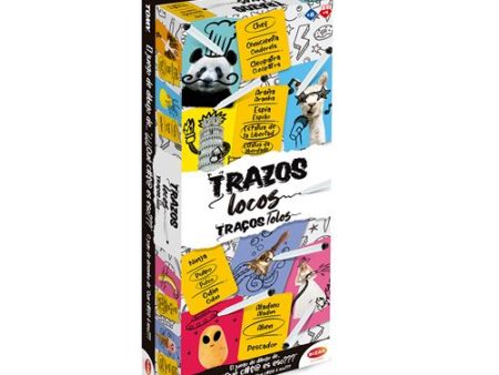 Jogo de Tabuleiro Traços Loucos - Deface Race - Bizak | Creative Toys For Sale