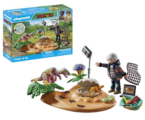 Playmobil Dinos 71526 - Ninho de Estegossauro com Ladrão de Ovos Discount