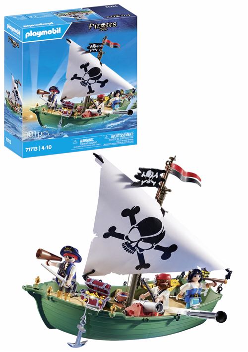 Playmobil Pirates 71713 - Barco Pirata com Motor Subaquático For Cheap