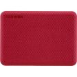 Disco Externo Toshiba Canvio Advance - 4TB - 2,5   - Vermelho Online