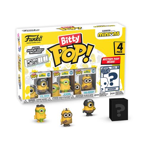 Funko Bitty Pop! Figura de Vinyl Minions 2: Eye Matie - Pack de 4 | Inclui Figura Mistério Sale