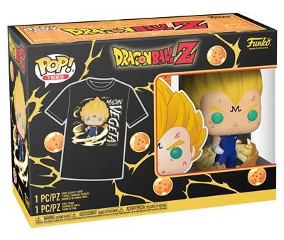 Funko Pop! Tees Figura de Vinyl Dragon Ball Z: Majin Vegeta -  Glows - T-Shirt Tamanho L Online Sale