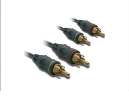 Adaptador 2 RCA-M 2 RCA-M 1.2MTS Metronic Online now