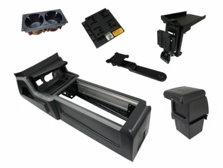 Havis PKG-VSX-1800-INUT-PM-6 - Package - VSX Console with Front PocketJet 8 Printer Mount for Tablet Docking Stations for 2020-2023 Ford Interceptor Utility Online now